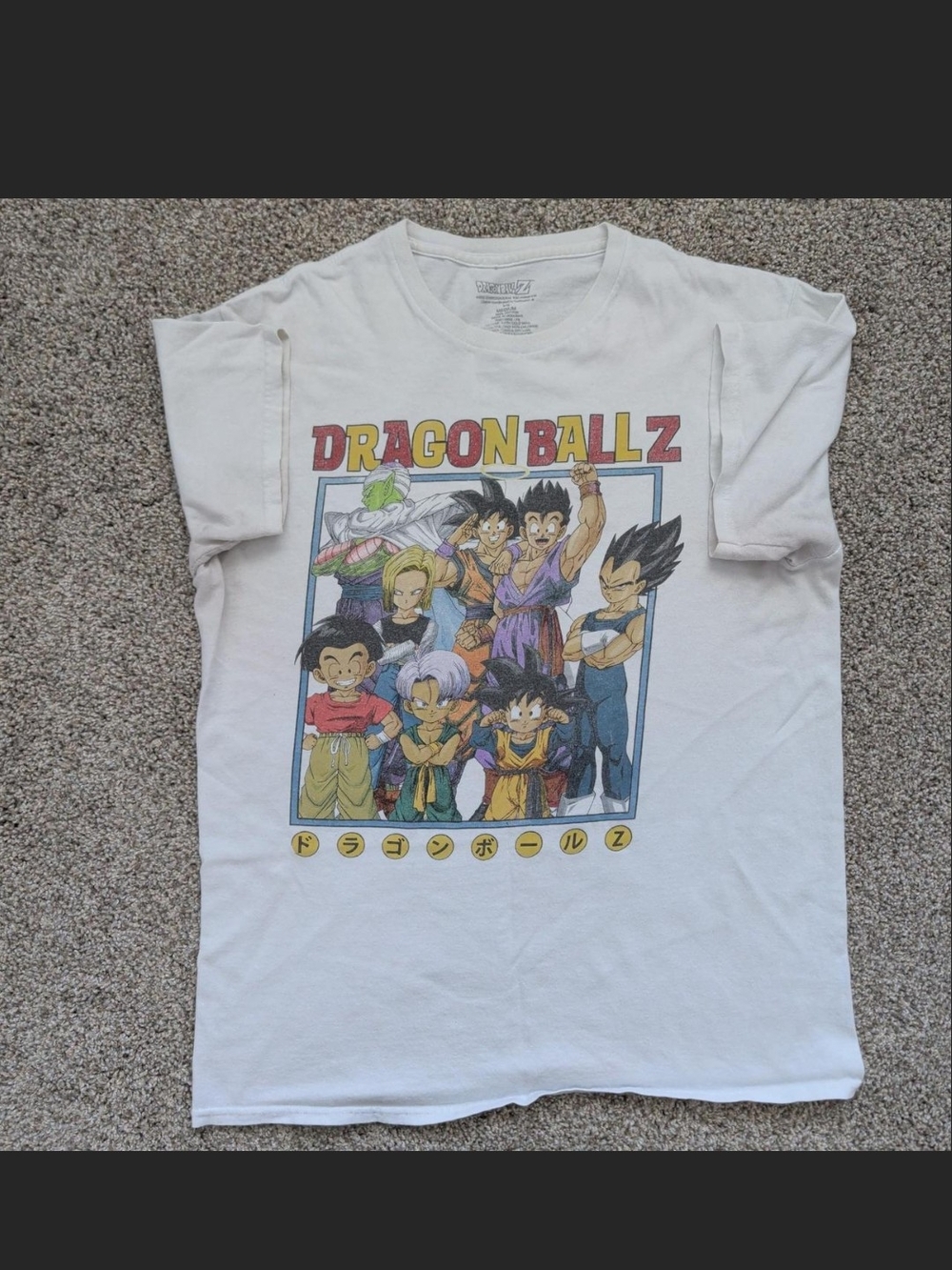 Dragon Ball Z Graphic Short Sleeve Tee - White